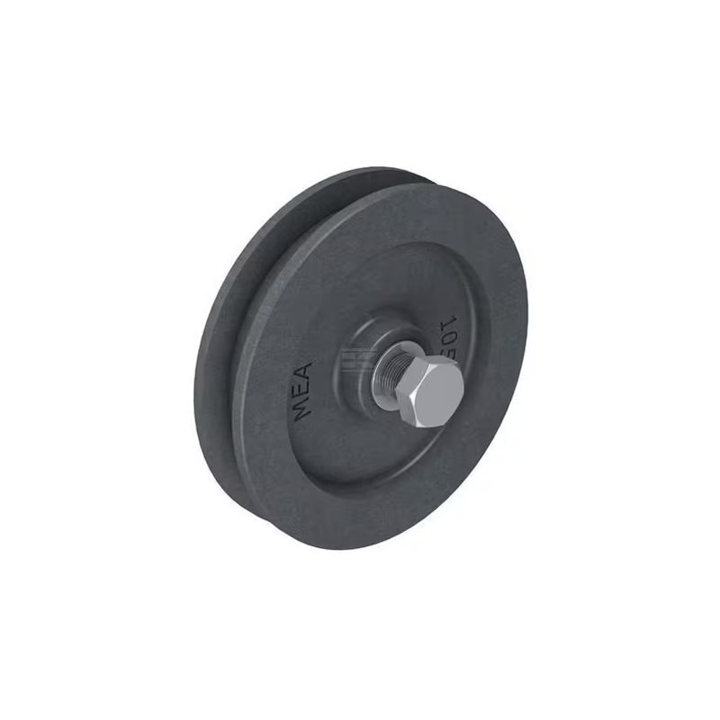 Roue pleine fonte D.105mm 70kg