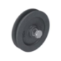 Roue pleine fonte D.105mm 70kg