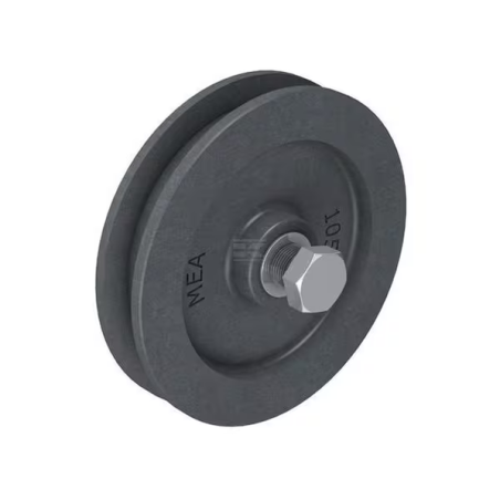 Roue pleine fonte D.120mm 100kg