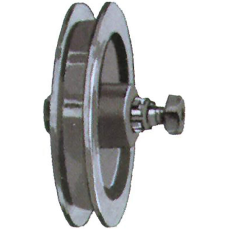 Roue pleine fonte D.120mm 100kg