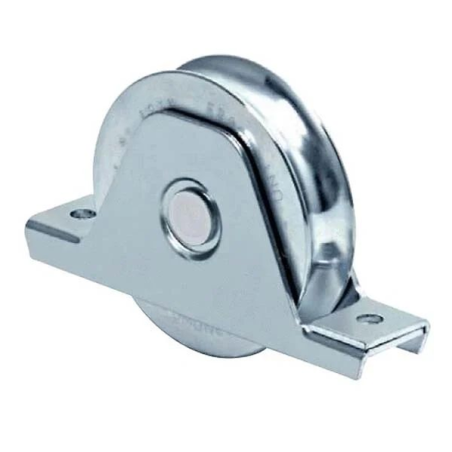 Galet support intérieur gorge V D.98mm 220kg