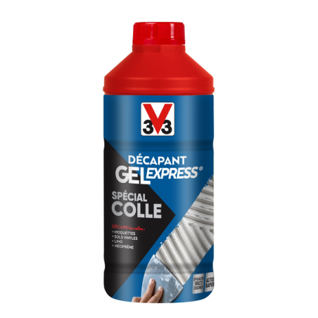Décapant gel express spécial colle 1l