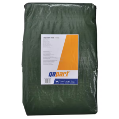 Bâche vert olive en polyéthylène 100g/m² 4x3m
