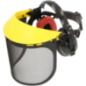 Casque anti-bruit + visière grillagée