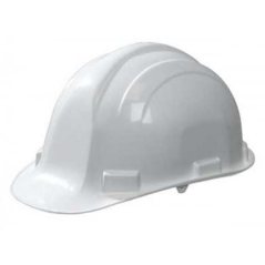 Casque de chantier polyéthylène blanc norme en397