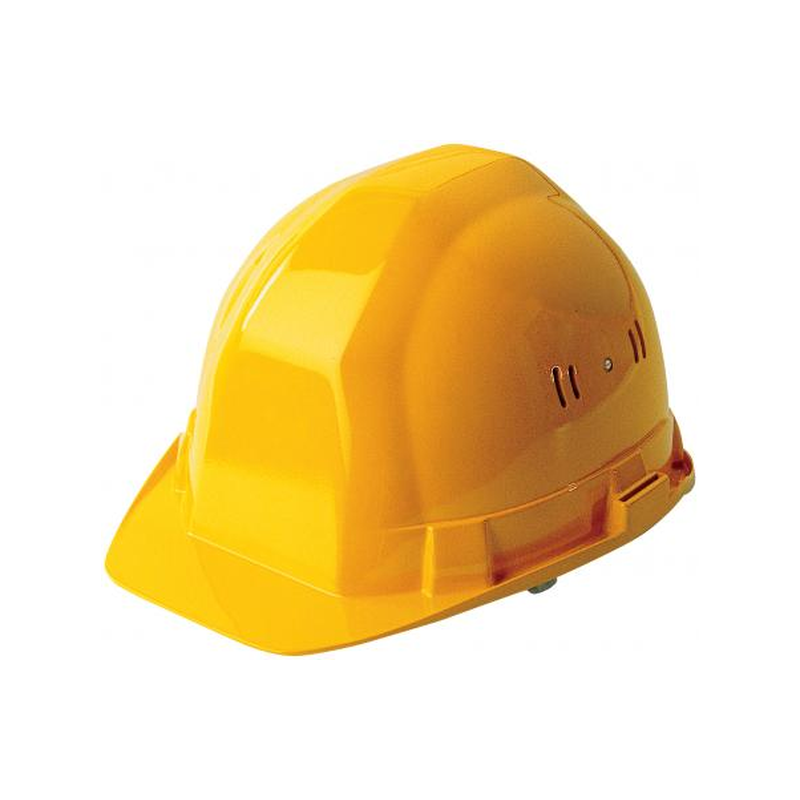 Casque de chantier polyéthylène jaune norme en397