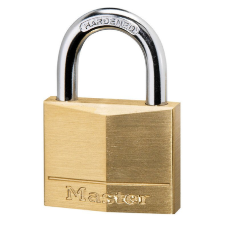 Cadenas laiton 40mm anse acier cémenté