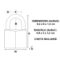 Cadenas laiton massif 60mm