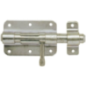 Verrou de box poire acier zingué blanc D.14mm 130x65mm
