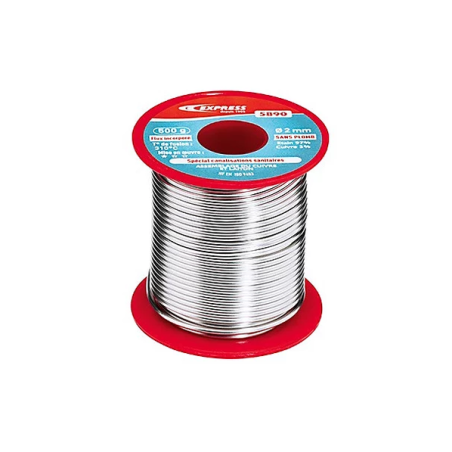 Bobine 97% étain sans plomb D.2mm 500g
