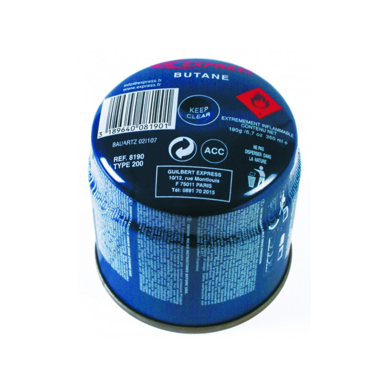 Recharge gaz butane 190g Express