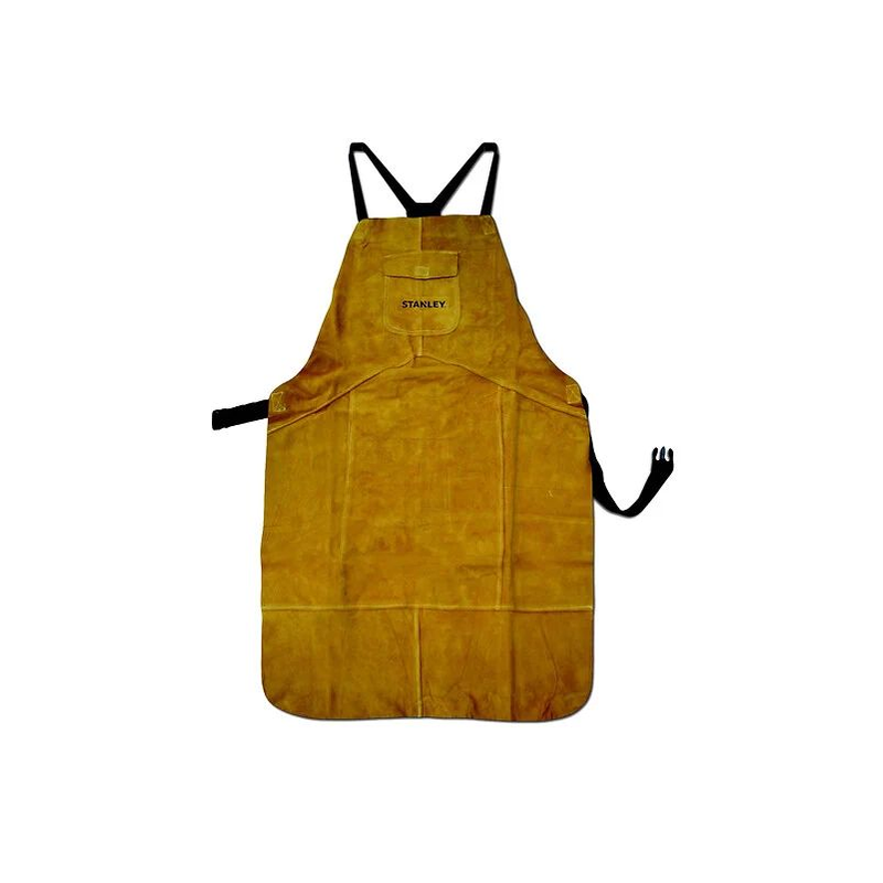 Tablier de soudure cuir epais avec poche centrale