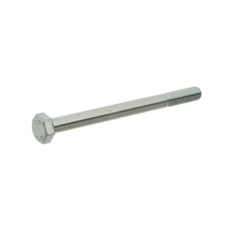 Boulon tête hexagonale fileté partiellement acier zingué m10x120mm x50