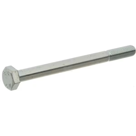 Boulon tête hexagonale fileté partiellement acier zingué m10x120mm x50