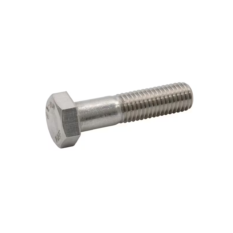 Boulon tête hexagonale fileté partiellement acier zingué m10x60mm x50