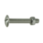 Boulon poêlier tête ronde large inox a2 6x20mm x10