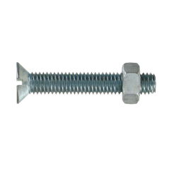 Boulon tête fraisée acier zingué 4x20mm x20