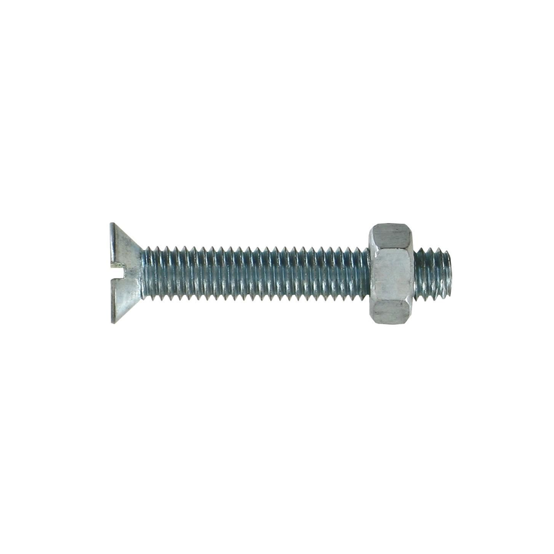 Boulon tête fraisée acier zingué 4x20mm x20