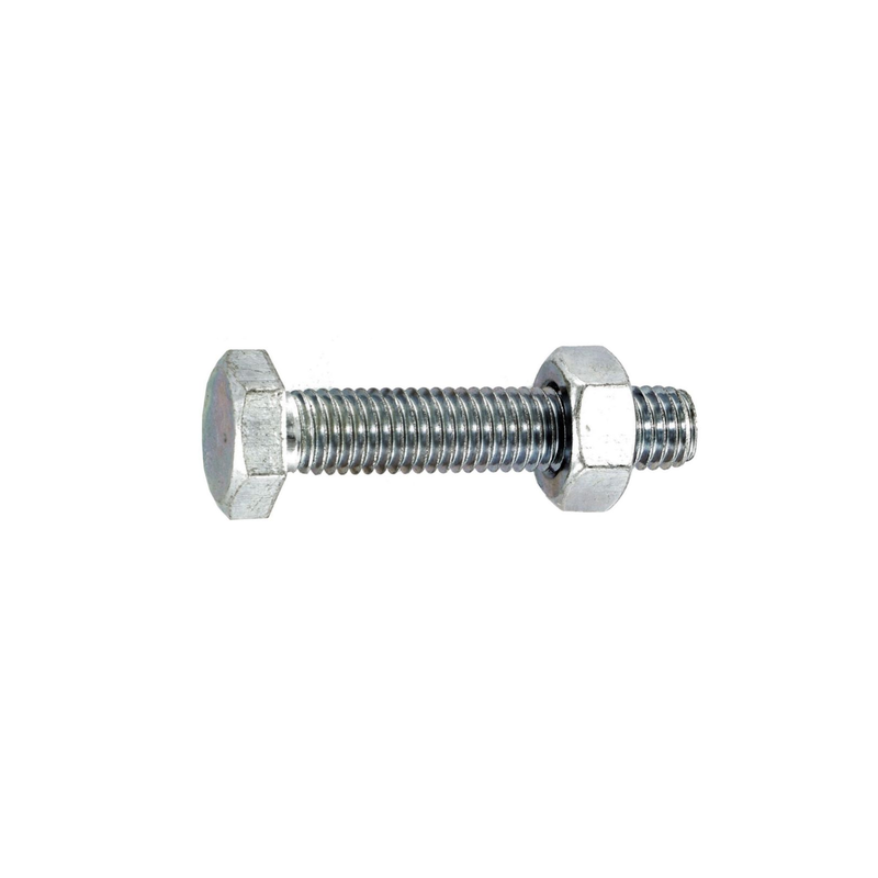 Boulon tête hexagonale acier zingué 4x20mm x16