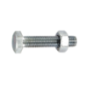 Boulon tête hexagonale acier zingué 4x20mm x16