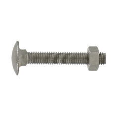 Boulon tête ronde à collet carré inox a2 8x70mm x3