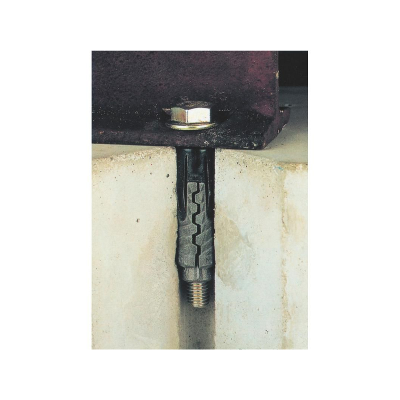 Cheville expansive fonte + vis m8 x 50mm x4