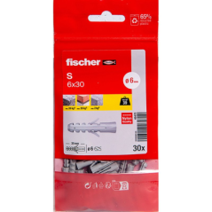 Cheville matériaux plein nylon 6x30mm x30