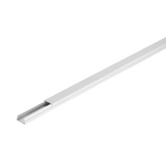 Moulure 22x10mm 2m 1 compartiment blanc