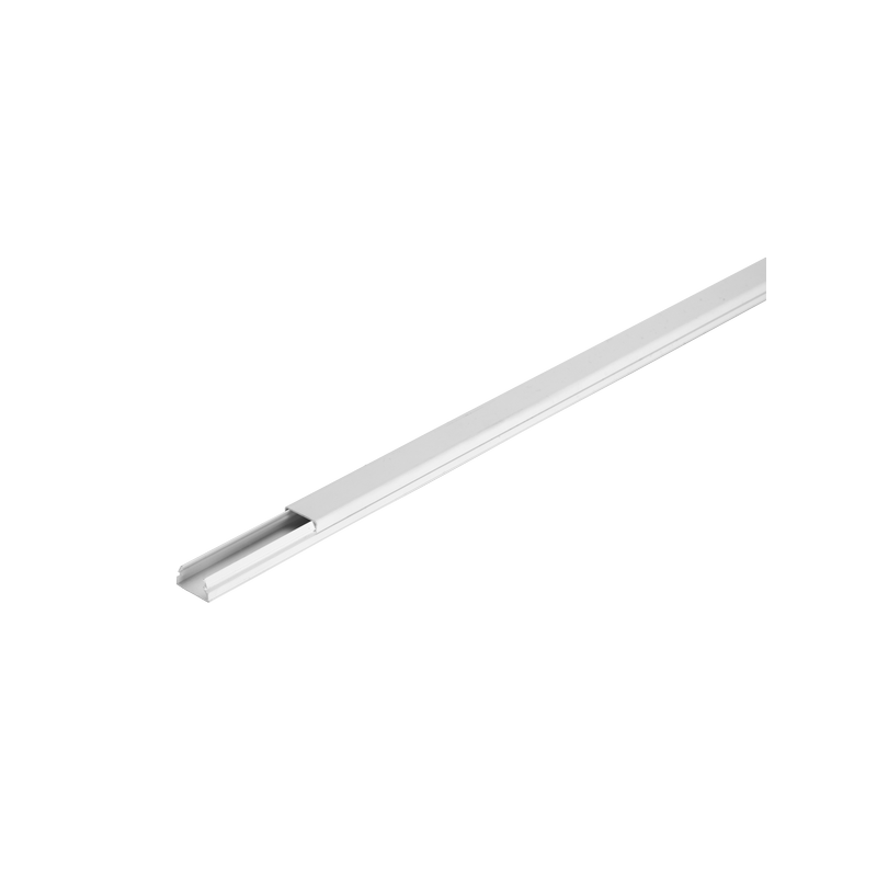 Moulure 22x10mm 2m 1 compartiment blanc