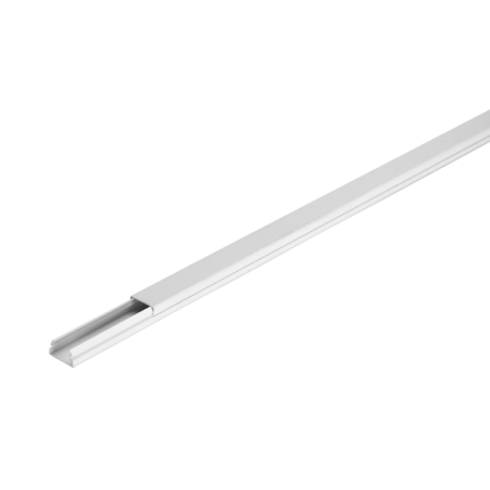 Moulure 22x10mm 2m 1 compartiment blanc