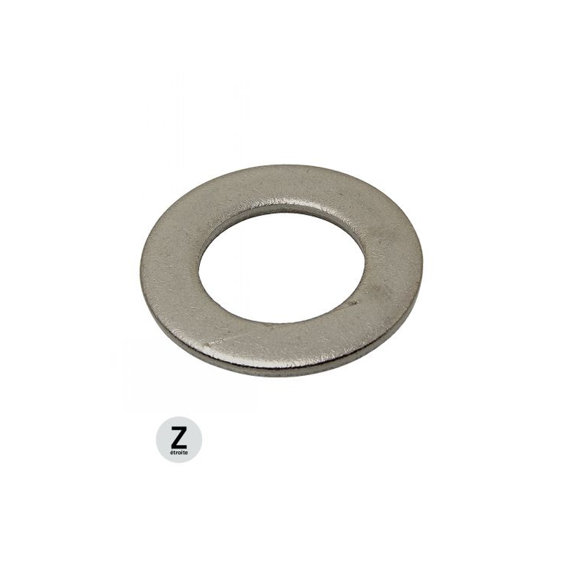 Rondelle plate étroite acier zingué D.14mm x7