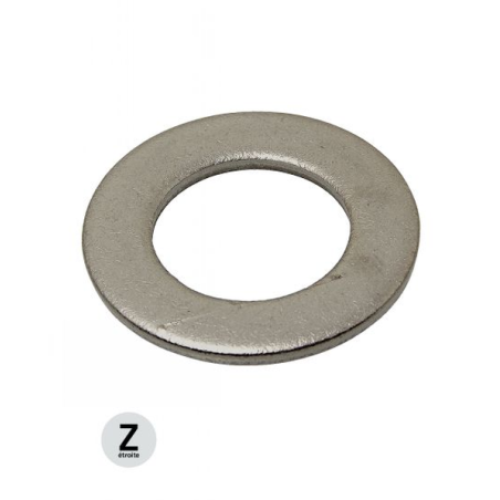 Rondelle plate étroite acier zingué D.14mm x7