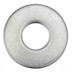 Rondelle plate large acier zingué D.8mm x28