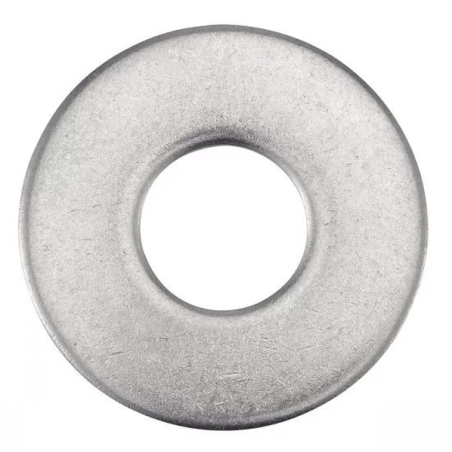 Rondelle plate large acier zingué D.10mm x200