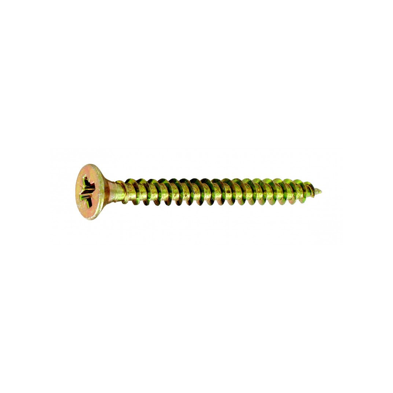 Vis agglo tête fraisée acier bichromaté 6x50mm x7 pz3