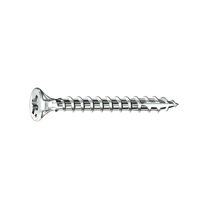 Vis agglo tête fraisée acier zingué 5x50mm x500 pz2
