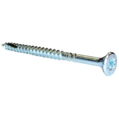 Vis agglo tête fraisée acier zingué 4x35mm x400 + embout t15