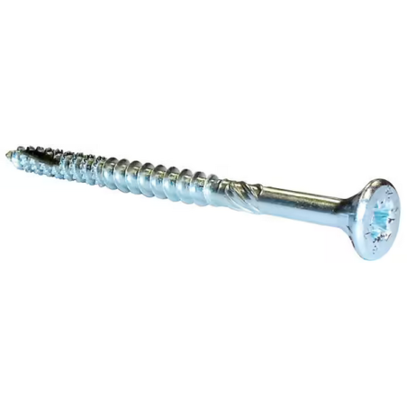 Vis agglo tête fraisée acier zingué 4x20mm x500 + embout t15
