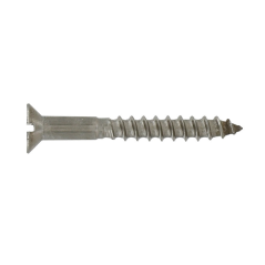 Vis bois tête fraisée fendue inox a4 4x25mm x22