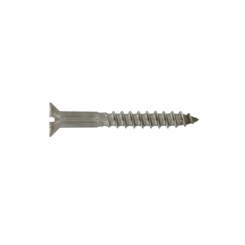 Vis bois tête fraisée fendue inox a4 4x25mm x22