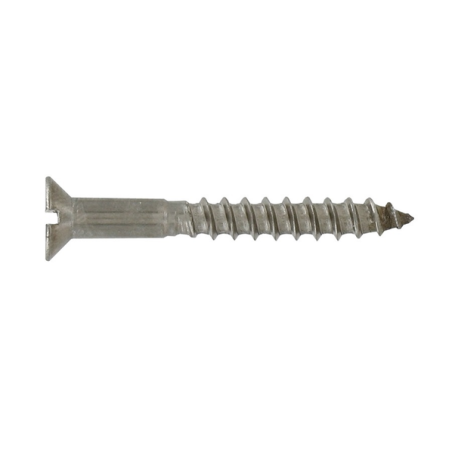Vis bois tête fraisée fendue inox a4 4x25mm x22