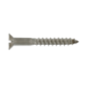 Vis bois tête fraisée fendue inox a4 4x25mm x22