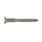 Vis bois tête fraisée fendue inox a4 4x30mm x23
