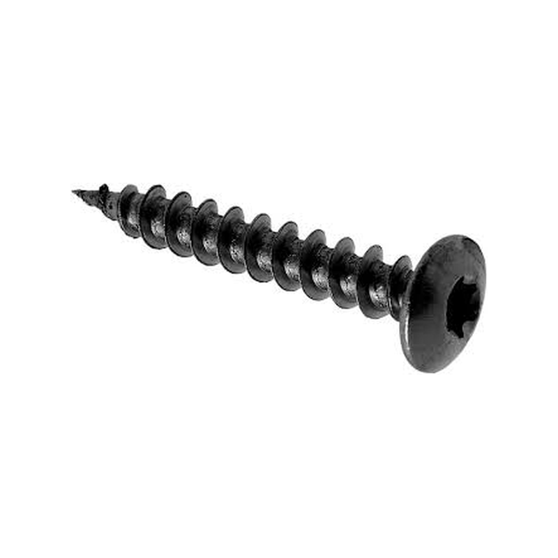 Vis penture tête cylindrique acier zingué noir 7x40mm x20