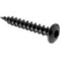 Vis penture tête cylindrique acier zingué noir 7x40mm x20