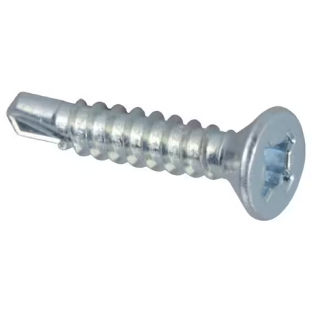 Vis autoforeuse / autoperceuse tête fraisée cruciforme acier zingué 3.9x16mm x120 ph2