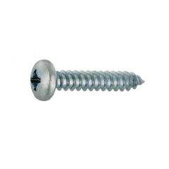 Vis tôle tête cylindrique acier zingué 4.8x38mm x18 ph2