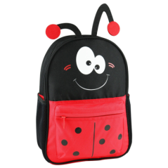 Sac a dos enfant 'coccinelle' 8l rouge/noir