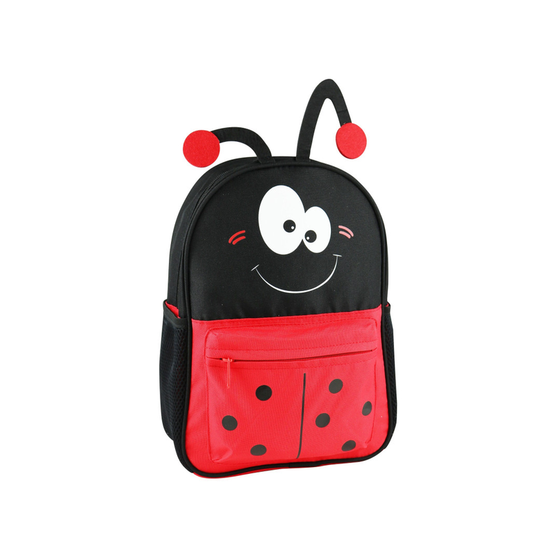 Sac a dos enfant 'coccinelle' 8l rouge/noir