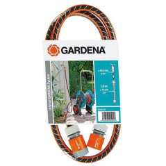 Kit tuyau flexible 1.5m + nez de robinet + 2 raccords